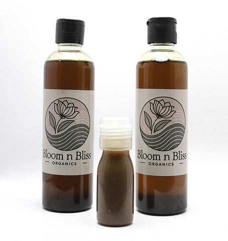 Herbal Hair Oil & Shampoo Combo – Complete Nourishment Pack Bloom N Bliss