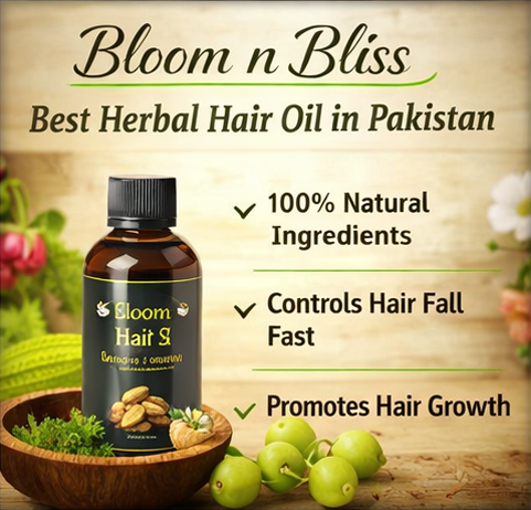 bloomnbliss best herbal hair oil in pakistan 